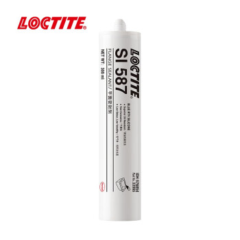 乐泰/loctite SI587 蓝胶平面密封强力胶 工厂设备维护OEM发动机法兰油底壳电机变速箱水泵硅胶/300ml 1支