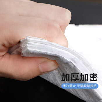 阳关道 压点式吸油棉无纺布喷绒布油烟机通用吸油面纸 90cm*10cm12片装（厚2mm）