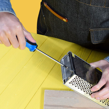 保拉(Paola) 螺丝刀大号一字5*100mm 铬钒钢防滑带强磁性加长螺丝批 起子改锥1506