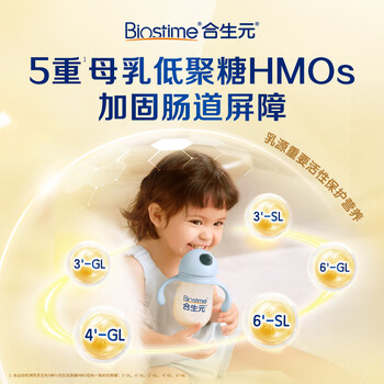 合生元（BIOSTIME）派星幼儿配方奶粉 3段(12-36个月) 新国标 800克*6罐