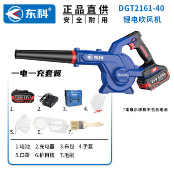 东科DGT2161-40升级款锂电吹风机 吸灰尘机 鼓风机21V(4.0基础一电一充)