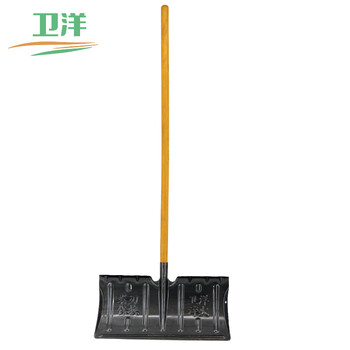 卫洋  WYC001 推雪铲 黑色全钢推雪板子实木大号加厚 除雪板粮食铲 锰钢淬火 物业公路除雪铲子 （整套雪锹）