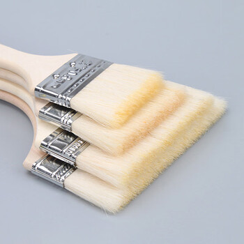 益美得 LSL8560 清洁杯具羊毛刷子墙面油漆刷子木质涂料刷 2寸羊毛刷