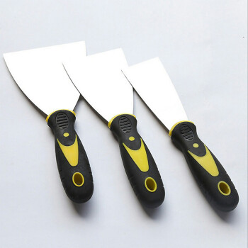 科力邦（Kelibang） 油灰刀 不锈钢塑柄批刀刮刀铲刀腻子刀抹泥刀手动清洁工具3英寸 KB3218