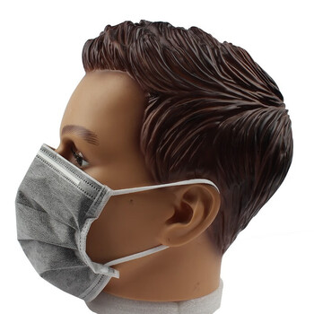 CM朝美 7001  一次性活性炭口罩 四层独立包装 防尘放飞沫防异味 定做 1盒（50片）