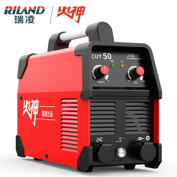 瑞凌等离子切割机外置气泵工业级两用CUT50焊机 220v等离子切割机CUT50标配