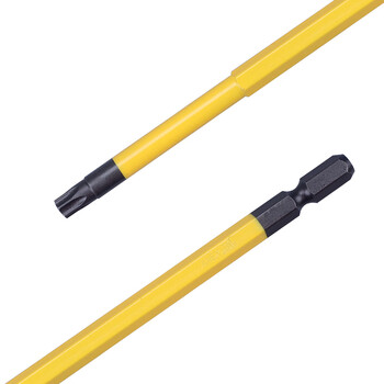 安力士牌（ANEX）梅花内六角批咀ACTX-3015带孔风批头T30X150mm梅花型电动批嘴 星型螺丝刀