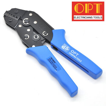 台湾OPT进口冷压端子钳电工针管式绝缘裸端子SN-06WF棘轮式快速压线钳 SN-06WF 其他