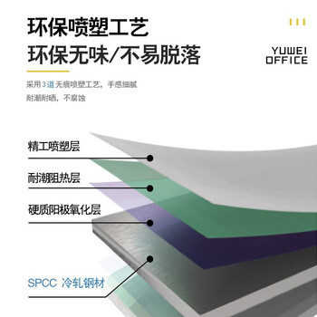 宇威文件柜办公柜钢制铁皮柜资料柜档案柜储物柜分五节文件柜（实用款）