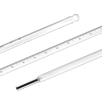 匡建仪表一等标准玻璃温度计WBG系列 -30+20℃ 1支长度54cm 分度值0.05℃ 可过检 高精度 实验室用