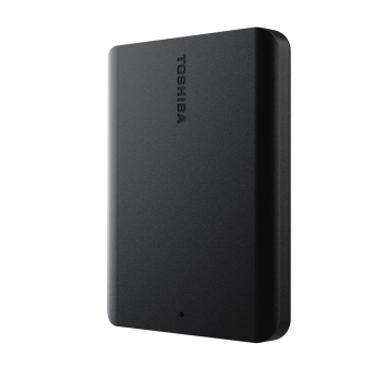 东芝（TOSHIBA）2TB 移动硬盘机械 新小黑A5 USB3.2 Gen 1 2.5英寸 兼容Mac 数据存储 轻薄便携