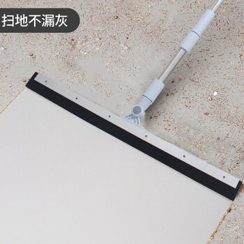 亿丽佳 不锈钢商用地刮推水器体育馆酒店大厅停车场地板路面铝合金塑料接头刮水器（可转向 45cm） 5件/组