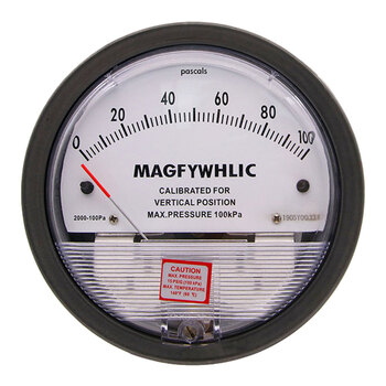 匡建仪表（CONJANT）高精度指针式微差压表压差表压差计空气气压表洁净室微压表风压表负压表 100pa