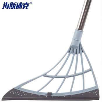 海斯迪克 HKY-110 多功能魔术扫把 网红卫生间刮水器 灰色