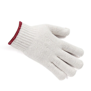 君御 Exsafety 君御1.5线手套（定制）*1打 12副/打 白色 均码