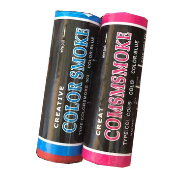 铁蛙 发烟棒消防演习道具三分钟发烟罐空筒发烟棒彩色发烟信号演练