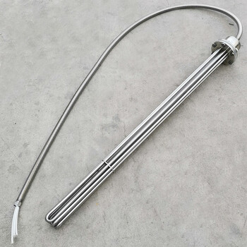 欣语 TJ-NT035 大功率防爆型潜水加热管380v工业水箱电热管投入水槽油罐池加热棒 380v/9kw 加热管+温控箱