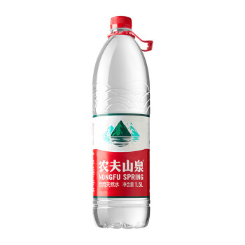 农夫山泉 饮用水 饮用天然水1.5L 1*12瓶 呈天然弱碱性 整箱装