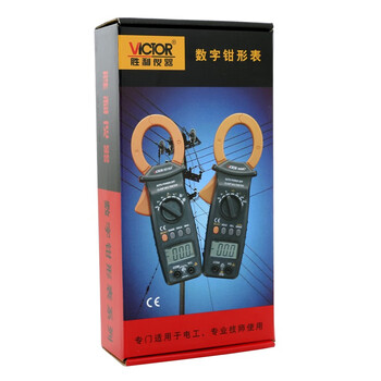 胜利仪器（VICTOR）万用表数字电流表交流钳形万能表数字电流表交直流 VC6056C+ 标配现货