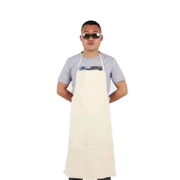 安美尚（ams）围裙 4*4帆布 100*70CM  车间维修厨房餐饮围裙 定做 1件
