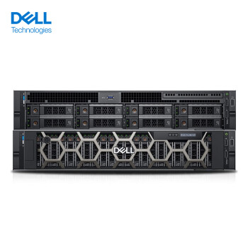 戴尔（DELL）PowerEdge R740XD服务器 机架式主机虚拟化应用电脑整机 2*金牌5218R（2.1G 40核80线程） 64G丨5*8T 企业级丨H750丨750W双电