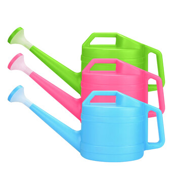兰诗（LAUTEE）FH-1204 洒水壶喷壶浇水壶长嘴花洒壶园艺浇花壶 绿色 3.5L