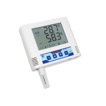 建大仁科 RS-WS-ETH-6J-4 以太网温湿度记录仪 探头外置型(基础版)+POE分离器