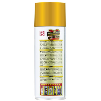 保赐利/BOTNY超能金属自喷漆 手喷漆 防锈油漆 18K金 型号：B-1709 NO.188 230g/368ml 1瓶