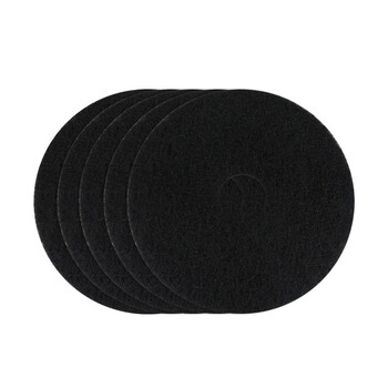 斯图多功能刷地机洗地机地面打蜡抛光机大理石地面一机多用 17寸起蜡百洁垫（黑色)