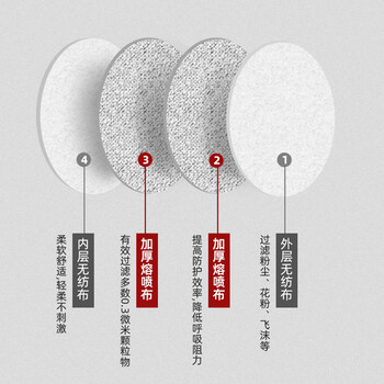 旷尔 一次性鱼型口罩袋 立体柳叶型四层带双层熔喷口罩 10只装【黑色 10只/包】