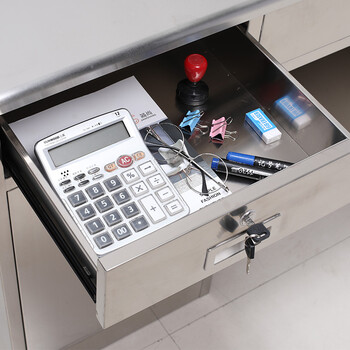 格圣奇304不锈钢工作台车间工作台培训桌写字桌C1486可定制1.2米