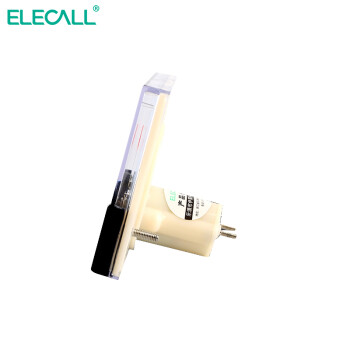 伊莱科(ELECALL)直流电流表指针式 安培表44C2 机械表头 50uA~10A 电表 白色 50mA 7 