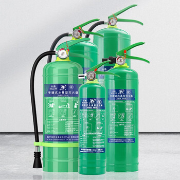 鸣宇 980ml车用水基灭火器汽车车载水基灭水器  小型灭火器  环保水基型消防器材 汽车年检灭火器