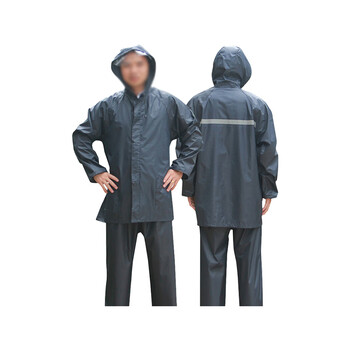 巨成 雨衣 分体 反光雨衣套装 牛津单层大帽檐 均码（170-190）企业定制