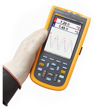福禄克（FLUKE） 124B/CN 工业用手持式示波表  40M带宽/双通道 示波仪 FLUKE 124B/CN