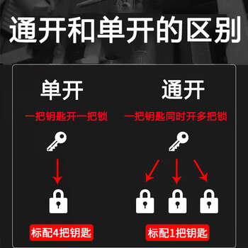震迪挂锁30mm长梁车厢锁工具箱包锁可定制SD2339独立型