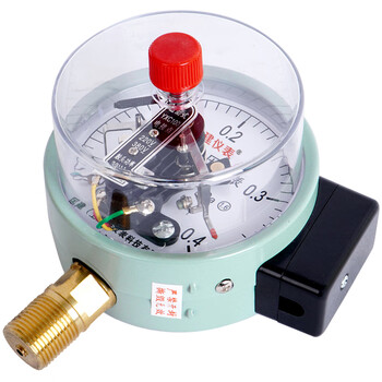 匡建仪表（CONJANT）YXC-100 磁助式电接点压力表精密水压气压表 220V380V通用触头功率30VA 0-0.4mpa 1 1