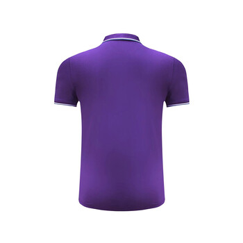 者也（ZYE）夏季POLO衫工装文化定制T恤工作服订做短袖翻领 6880 紫色 3XL码 
