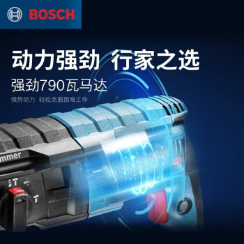 博世（Bosch）四坑锤钻电锤电钻电镐多功能冲击钻SDS plus GBH2-24DRE