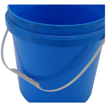 海斯迪克 HKW-25 圆形塑料桶 涂料桶油漆桶乳胶漆包装桶 水桶密封桶 10L白色