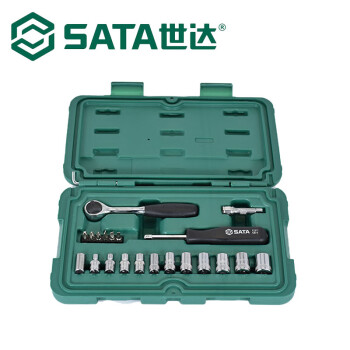 世达（SATA）09521 13件6.3MM系列套筒组套
