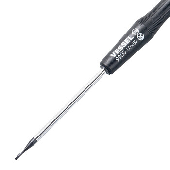 VESSEL威威进口No.9900一字螺丝刀手机钟表维修螺丝批 1.0x50mm