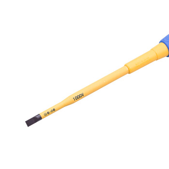 安力士牌（ANEX）进口1000V耐高压No.7900绝缘电工螺丝刀6.0X150mm 一字起子 螺丝批改锥