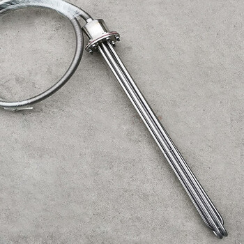 欣语 TJ-NT035 大功率防爆型潜水加热管380v工业水箱电热管投入水槽油罐池加热棒 380v/30kw 加热管+温控箱