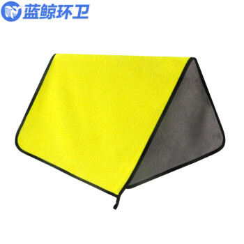 蓝鲸环卫 10条尺寸30*40cm500g/㎡颜色随机 高密抹布毛巾珊瑚绒加厚擦车巾吸水LJHW-9055