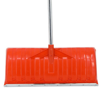 康丽雅 K-0267 升级款金属杆推雪铲 环卫除雪铲推雪板雪锹除雪工具 橘红色整套