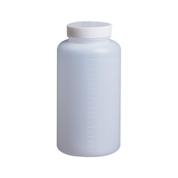 鸣固 PP聚丙烯瓶广口塑料试剂瓶 透明pp大口塑料瓶样品瓶密封瓶 250ml