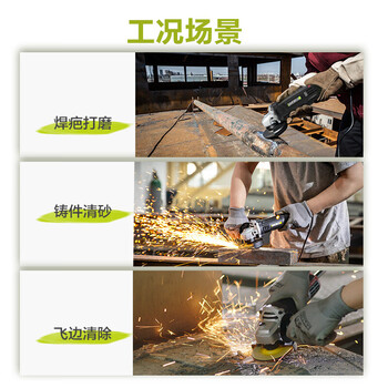 威克士（Worx）工业级无刷角磨机WU980B多功能打磨抛光切割大功率电动工具 100mm无刷1050W 后开关