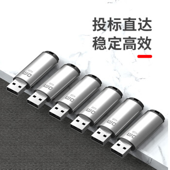 DM大迈 4GB USB2.0 U盘 PD204 银色 招标投标小u盘 企业竞标电脑车载优盘