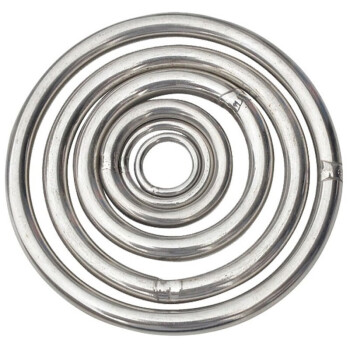 海斯迪克 HK-5120 装饰环 不锈钢圈焊接钢环 M10×100（2个） 304不锈钢实心圆环